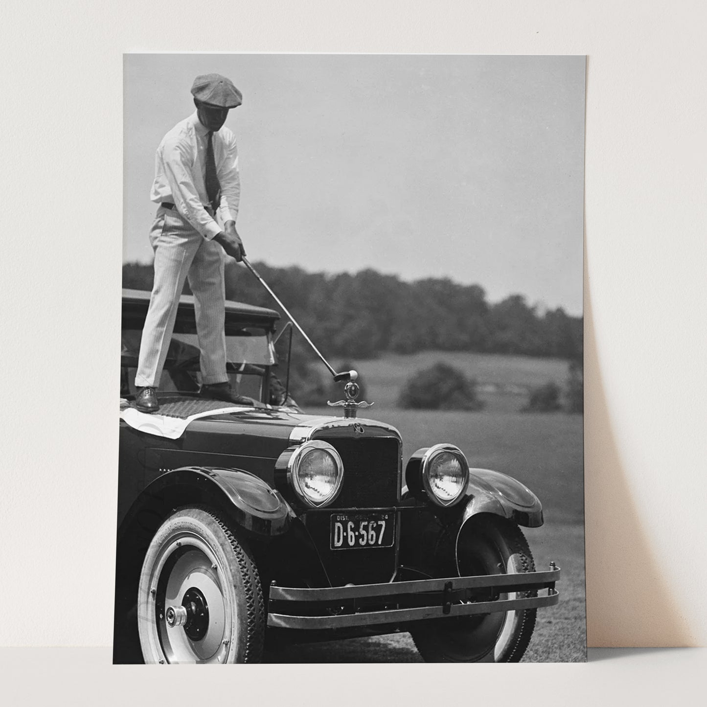 Golfing On Top Of Car