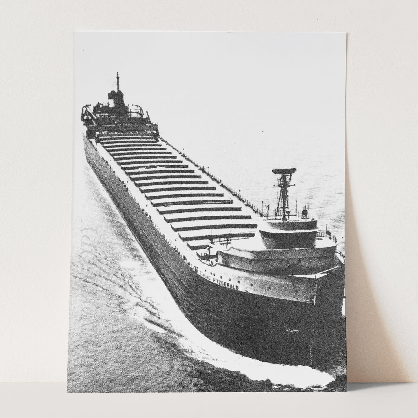 Edmund Fitzgerald Great Lakes Freighter Ship