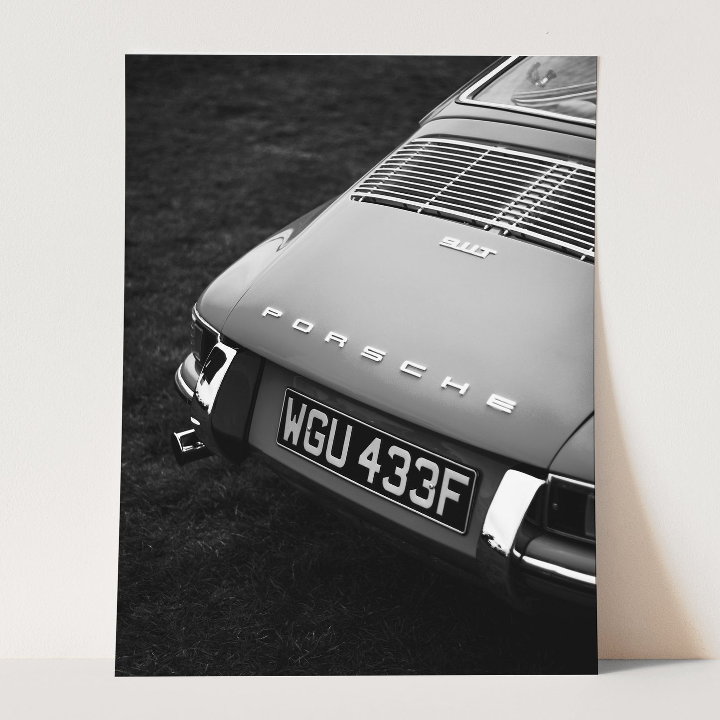 Vintage Black & White Porsche 911 SWT