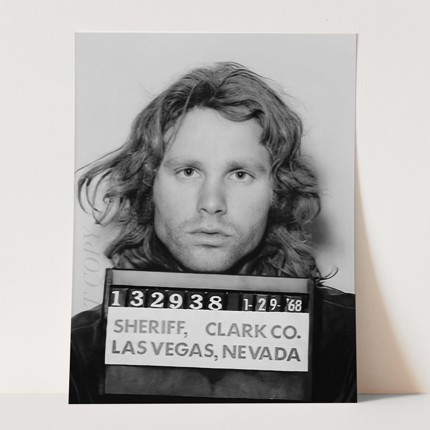 Jim Morrison Mug Shot