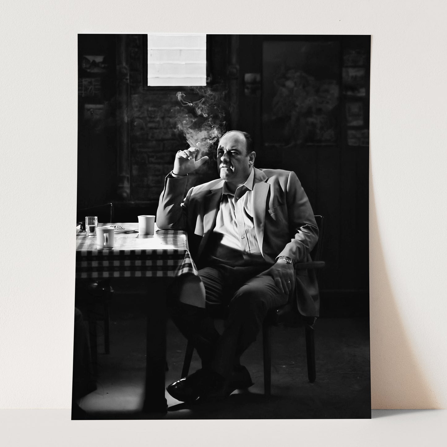 Tony Soprano Smoking A Cigar