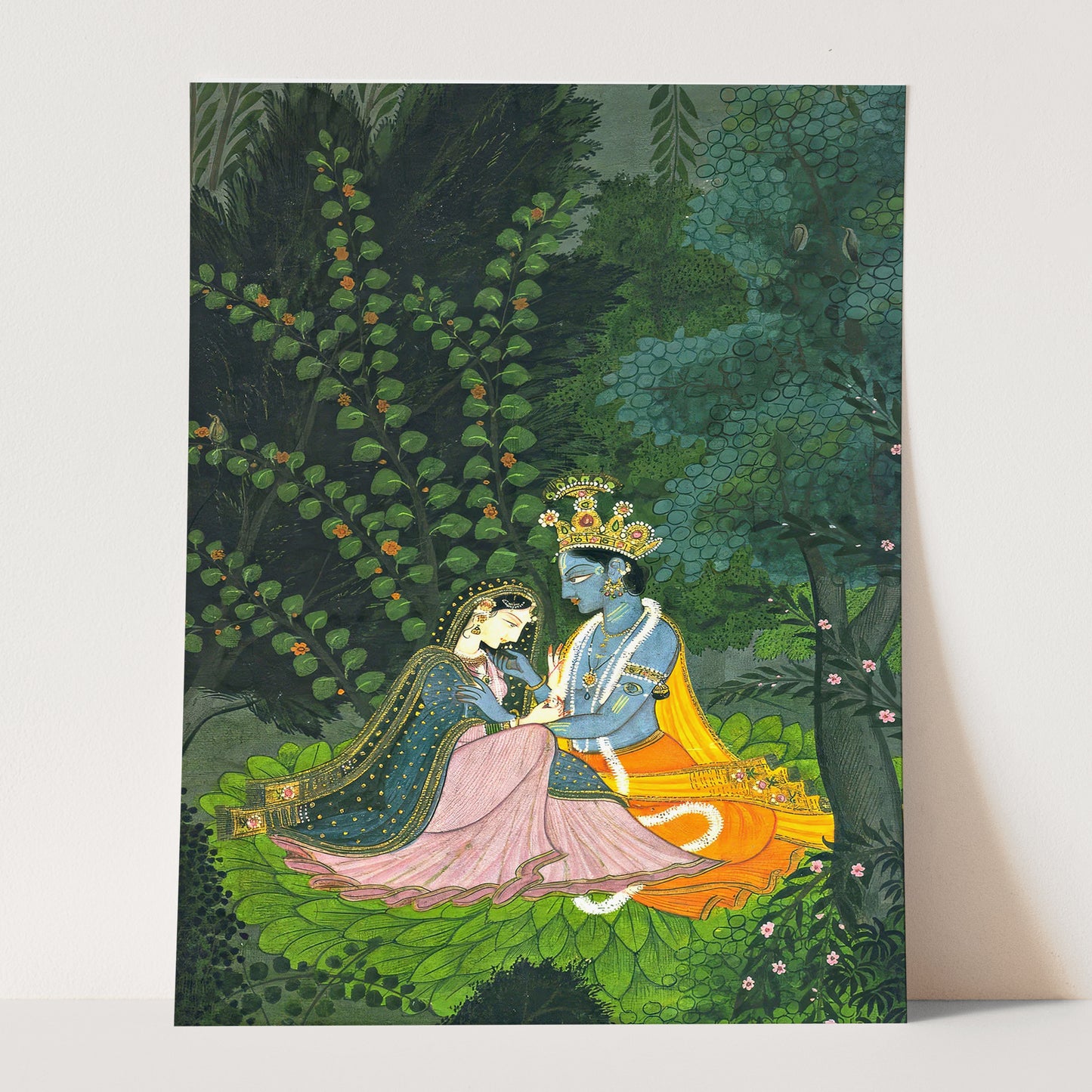 Indian God Krishna and Radha