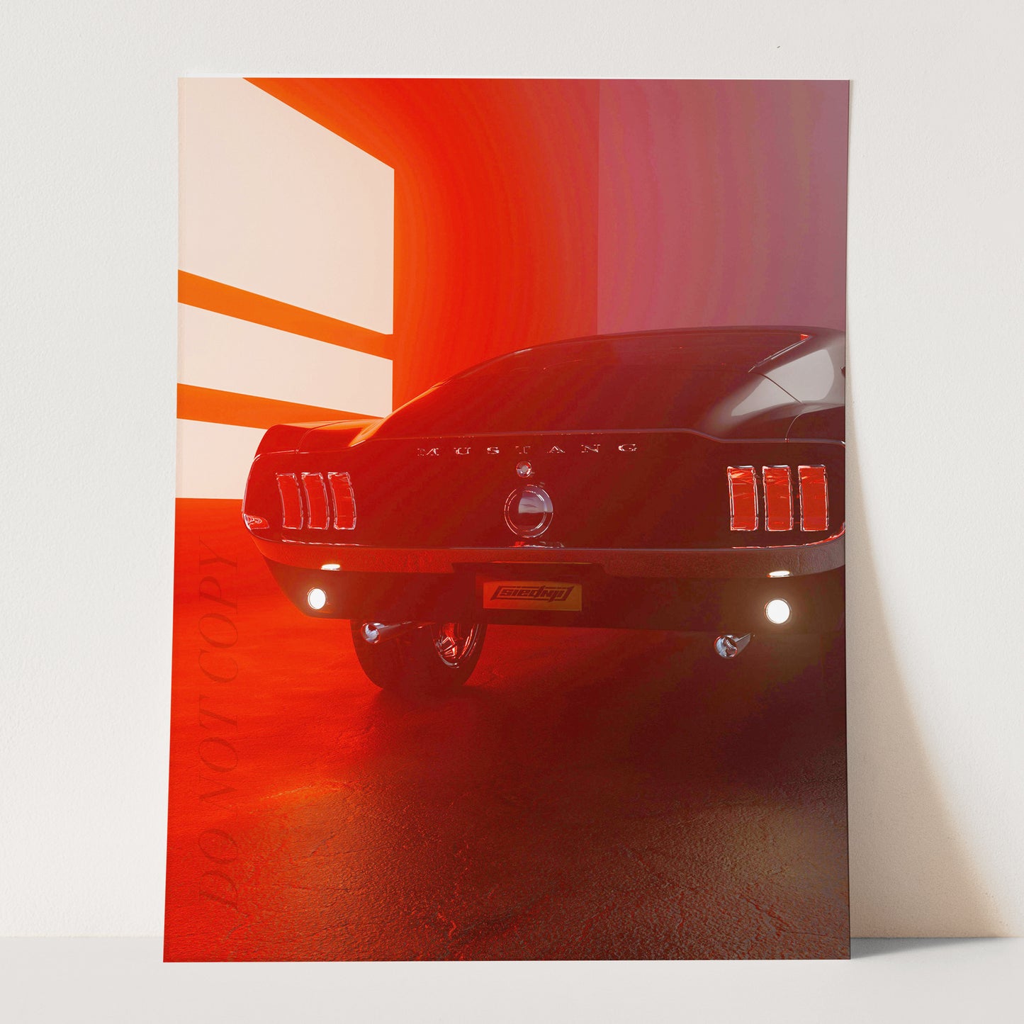 Vintage Ford Mustang Shelby GT500