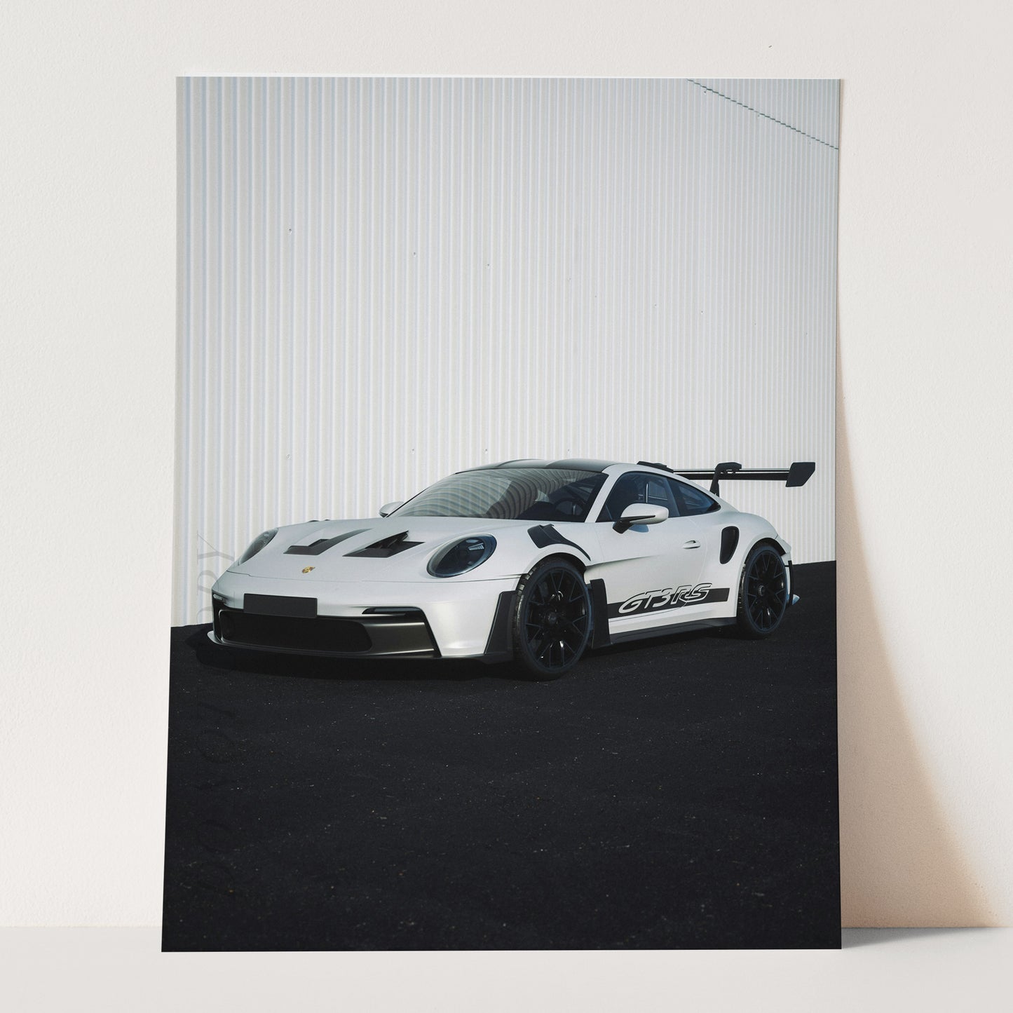 White and Black Porsche GT3 RS