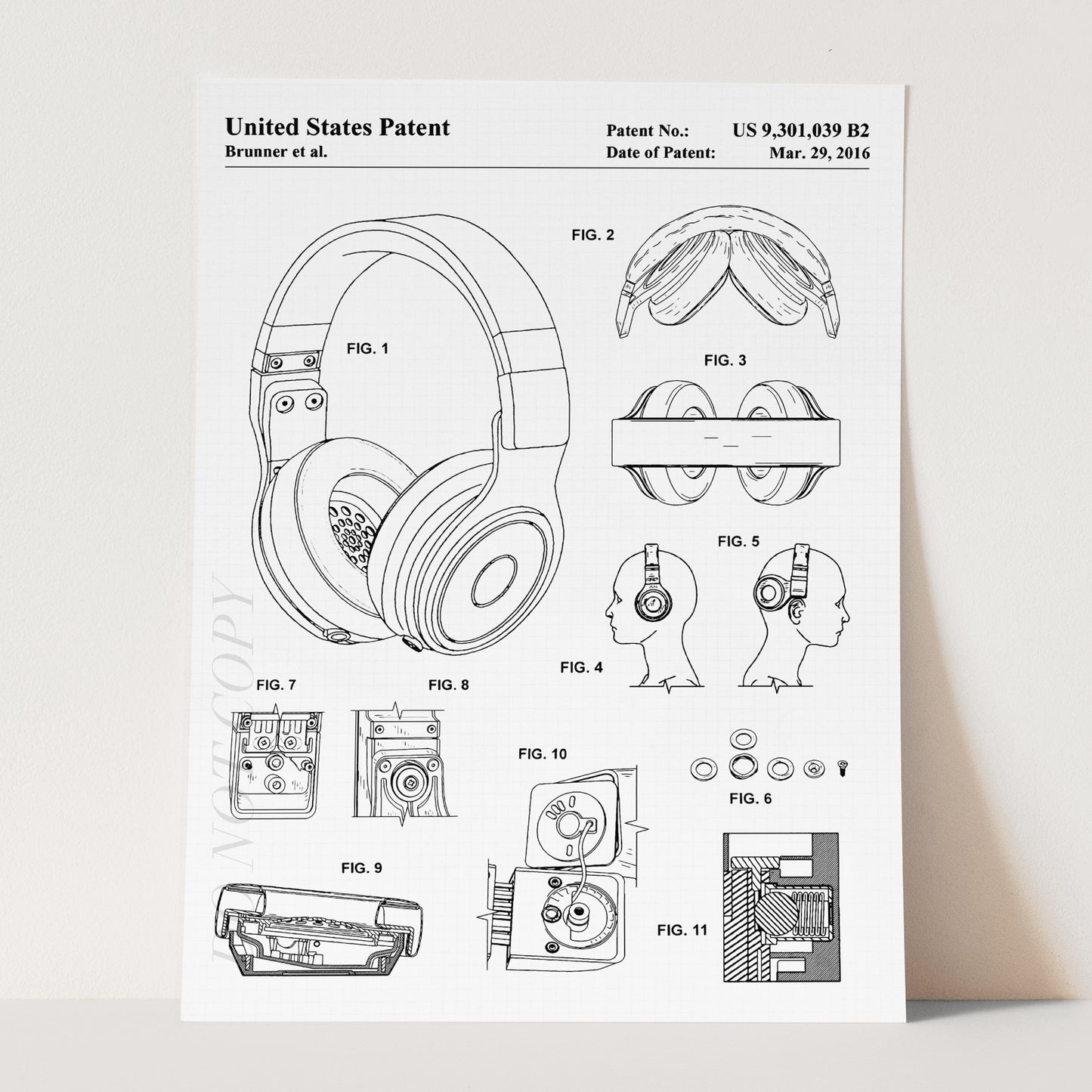 Wireless Headphones Patent