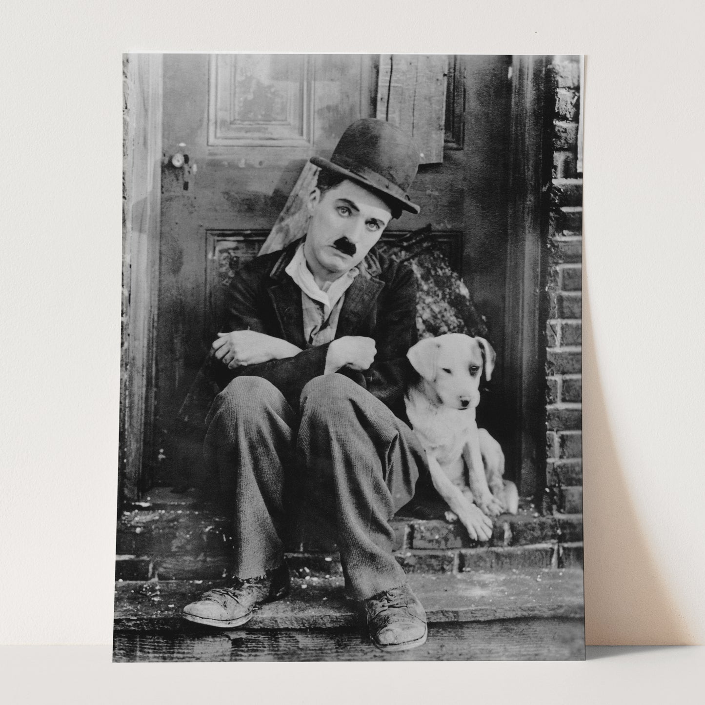 Charlie Chaplin With Dog In A Dog's Life