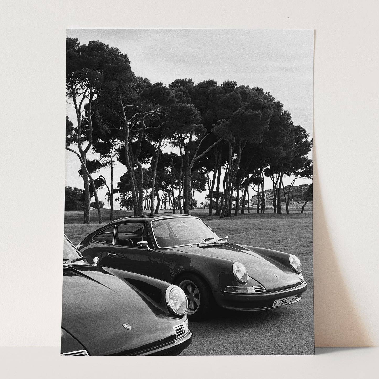 Vintage Porsches on the Golf Course