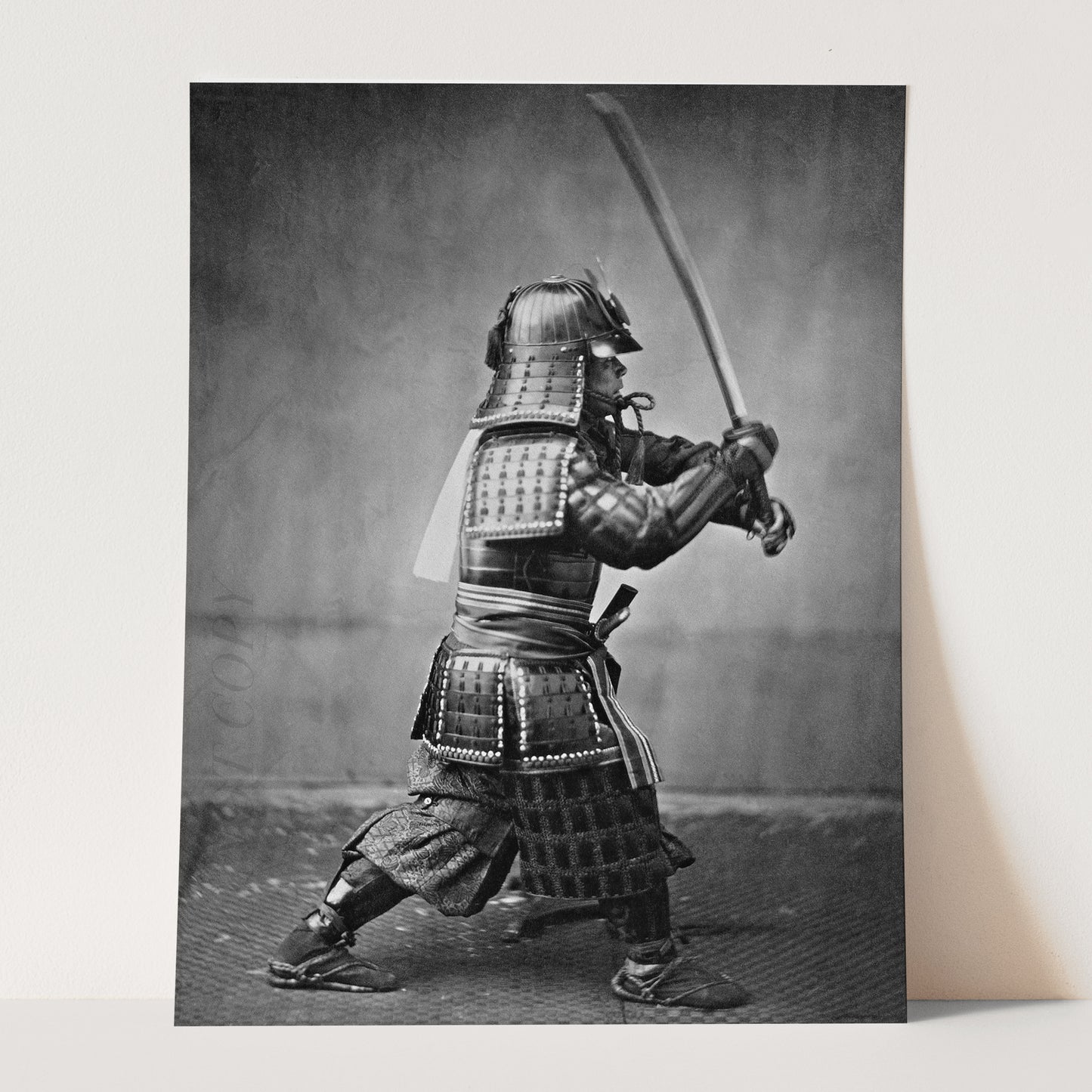 Japanese Samurai In Armour
