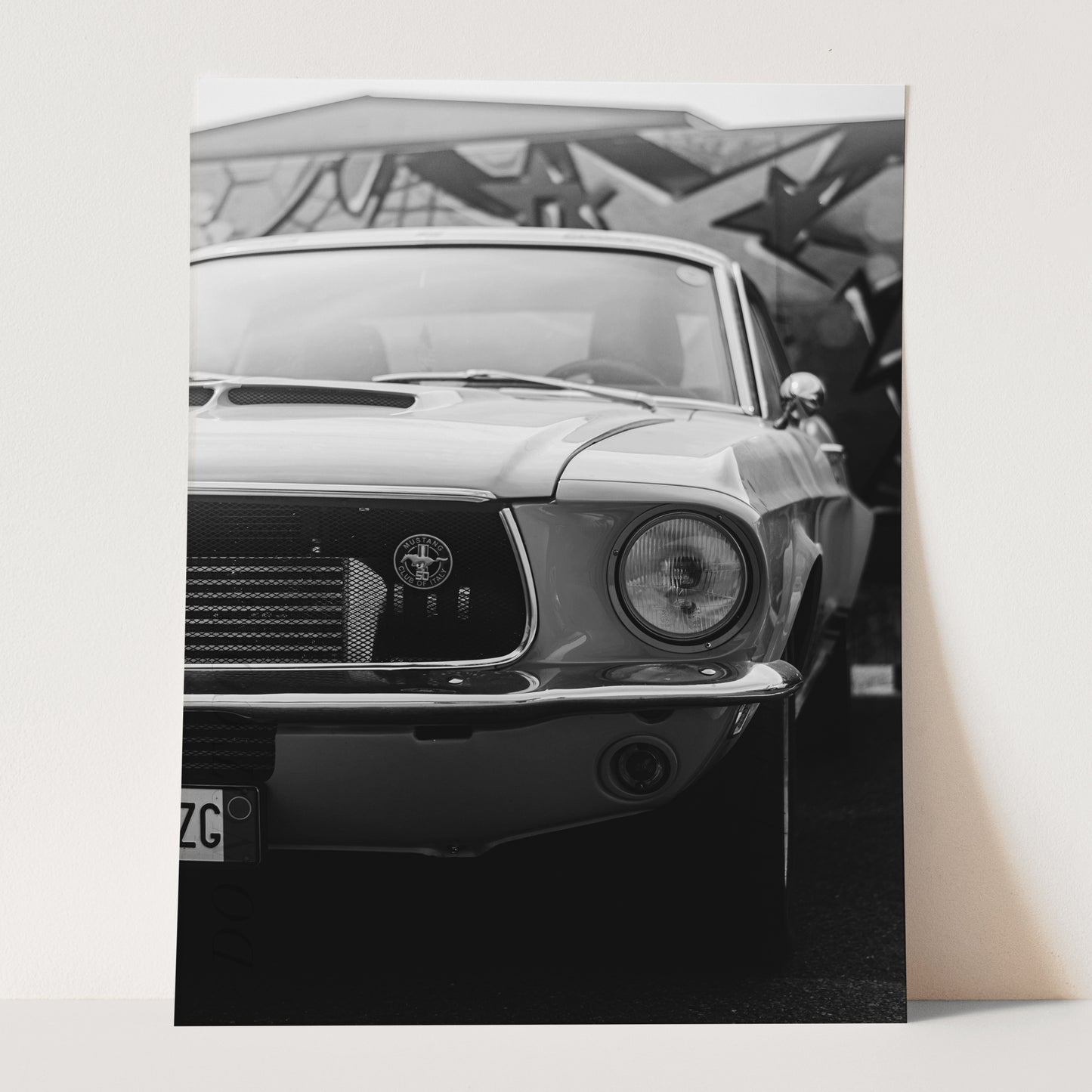 Ford Mustang in Black & White
