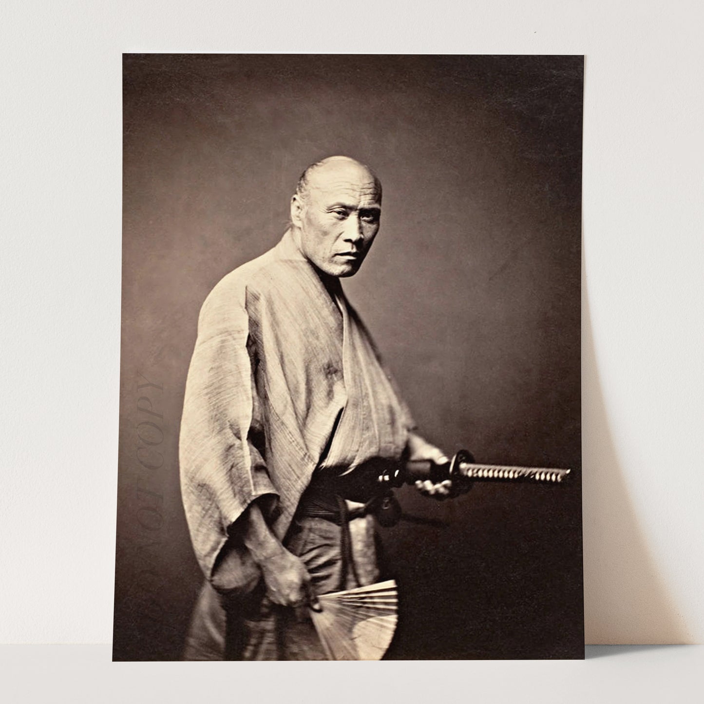 Japanese Samurai With Sword