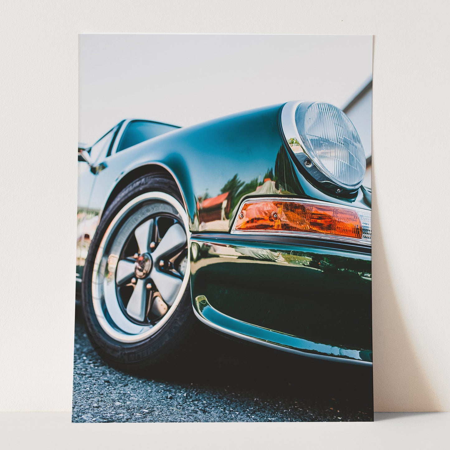 Classic Green Porsche 911 Light