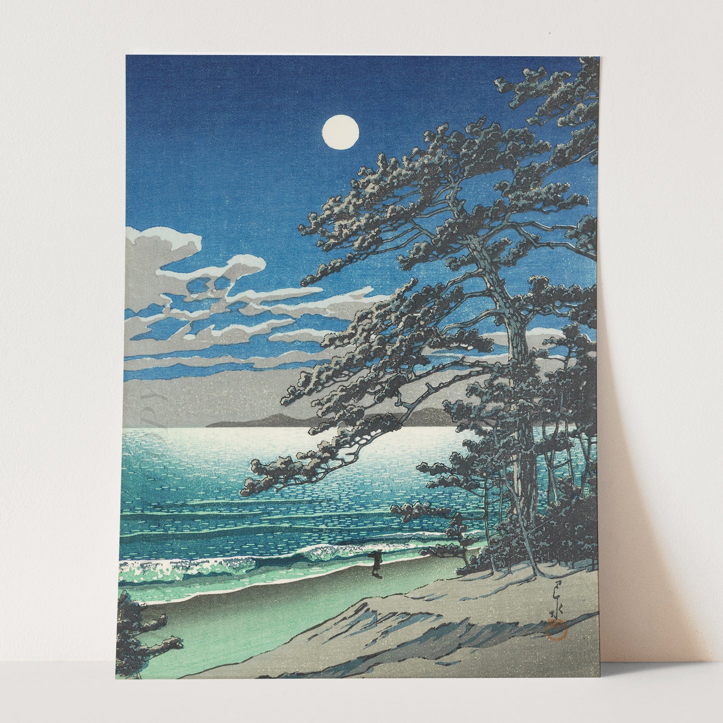 Japanese Moonlit Landscape