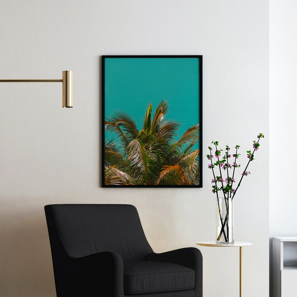 Palm Tree - Aqua