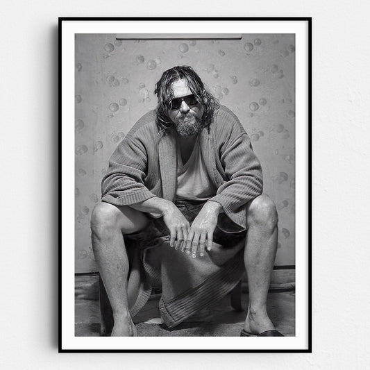 The Dude In The Big Lebowski Toilet Scene
