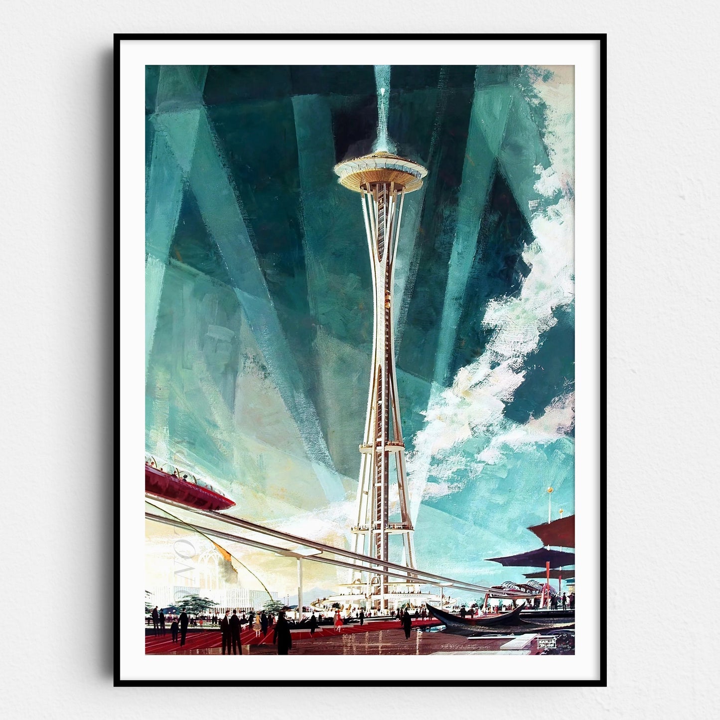 Seattle World's Fair Space Needle - Century 21 Exhibition 1962