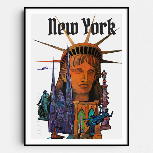 New York Travel Poster