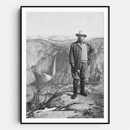Teddy Roosevelt at Glacier Point Yosemite 1900s