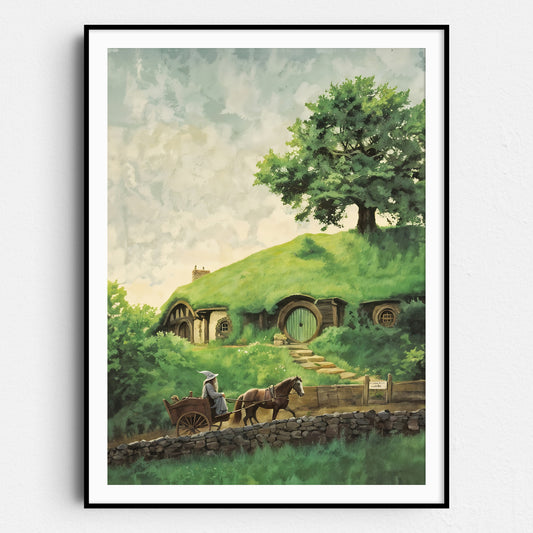 The Lord Of The Rings Gandalf At Bag End In The Shire