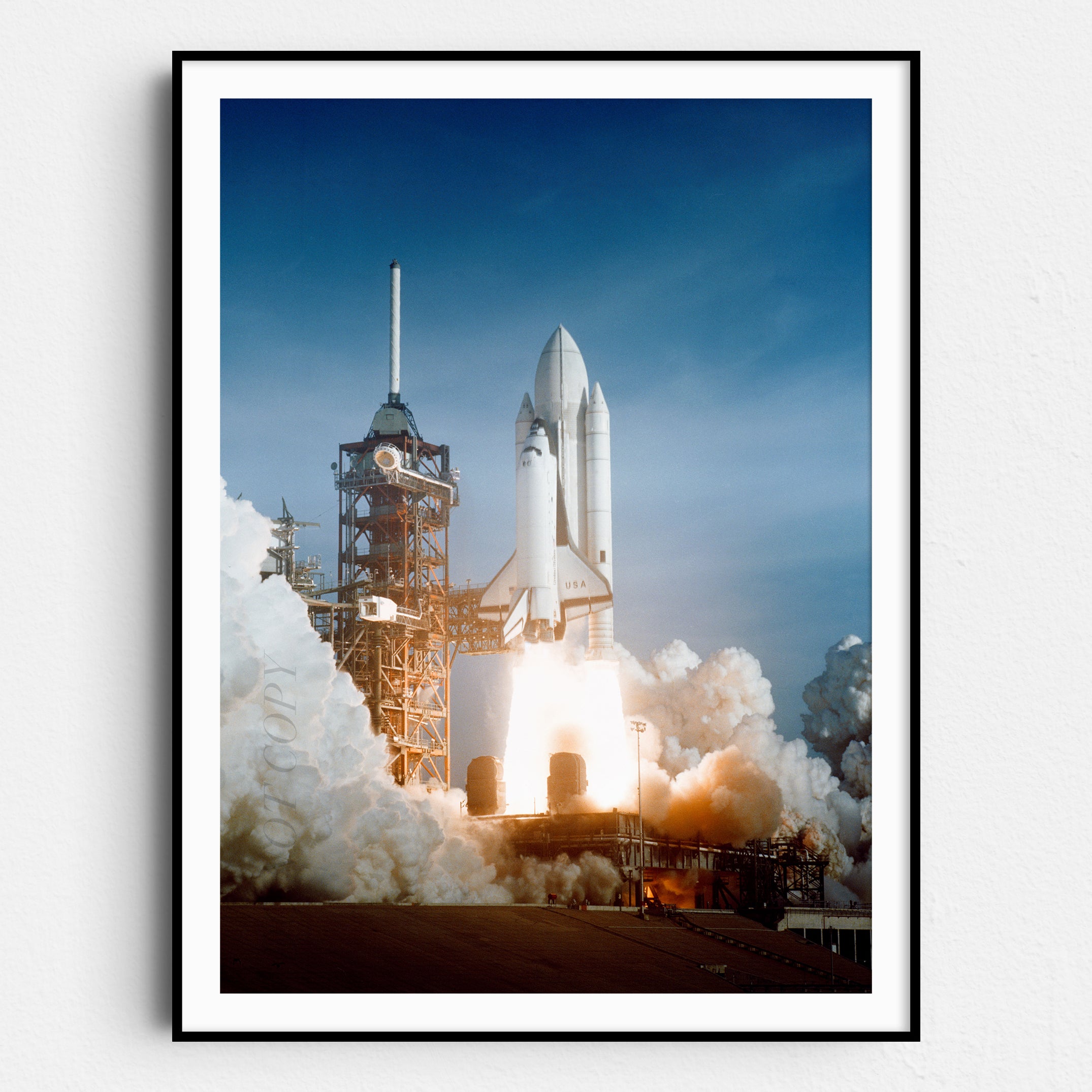 Space Shuttle Columbia Lifts Off 1981 Wall Art Poster Prints – Prints ...