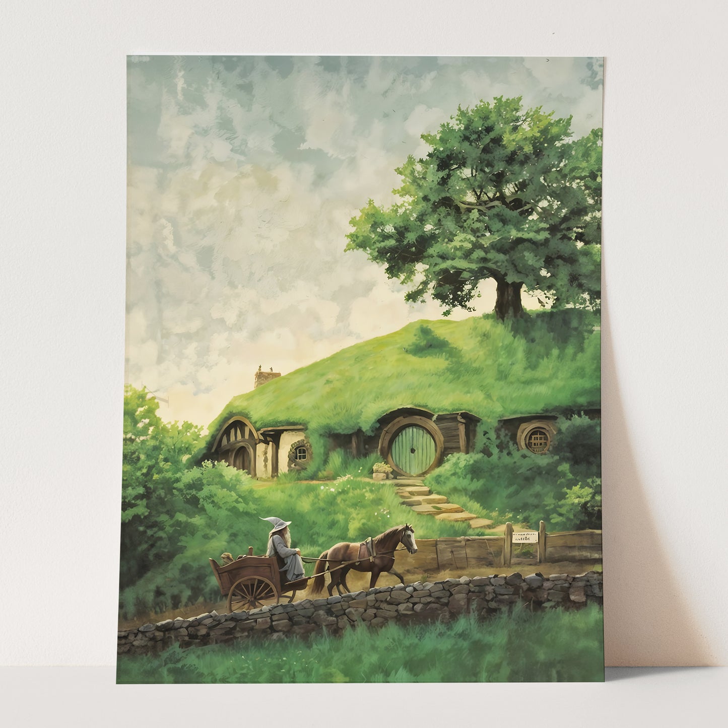 The Lord Of The Rings Gandalf At Bag End In The Shire