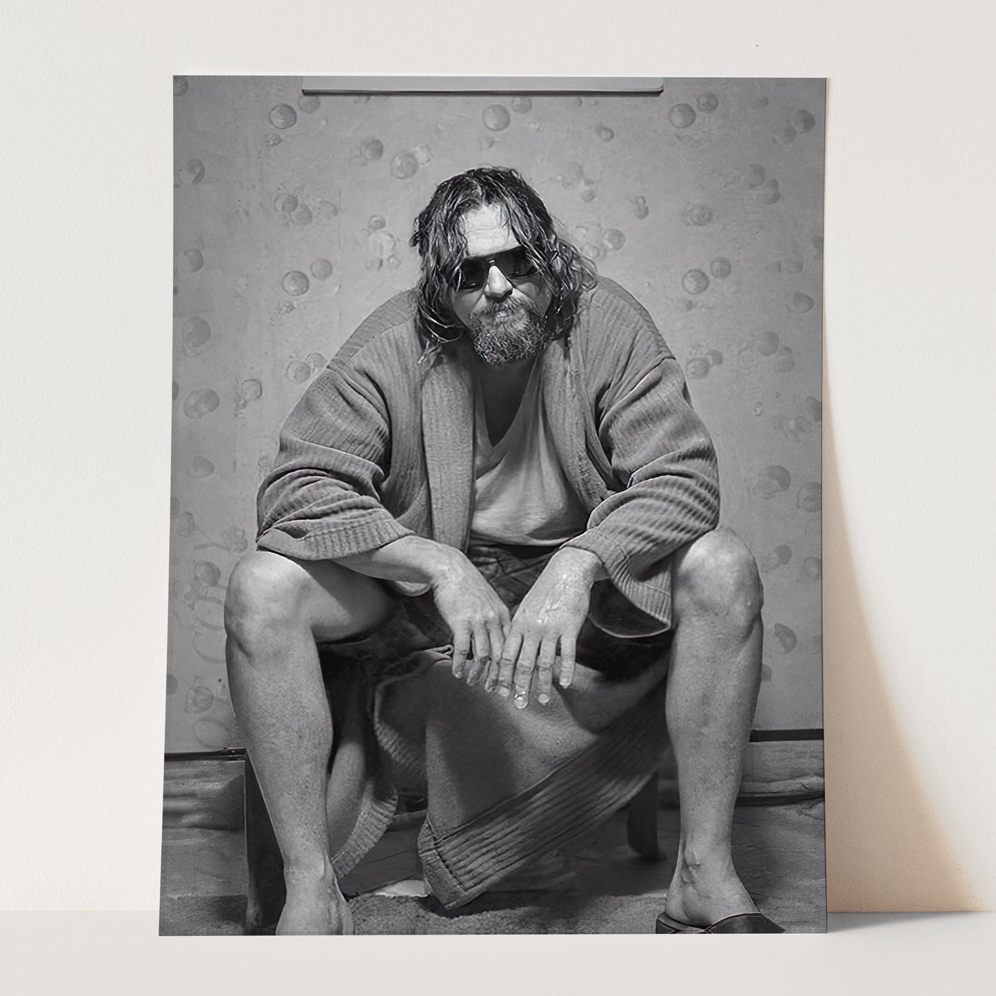 The Dude In The Big Lebowski Toilet Scene