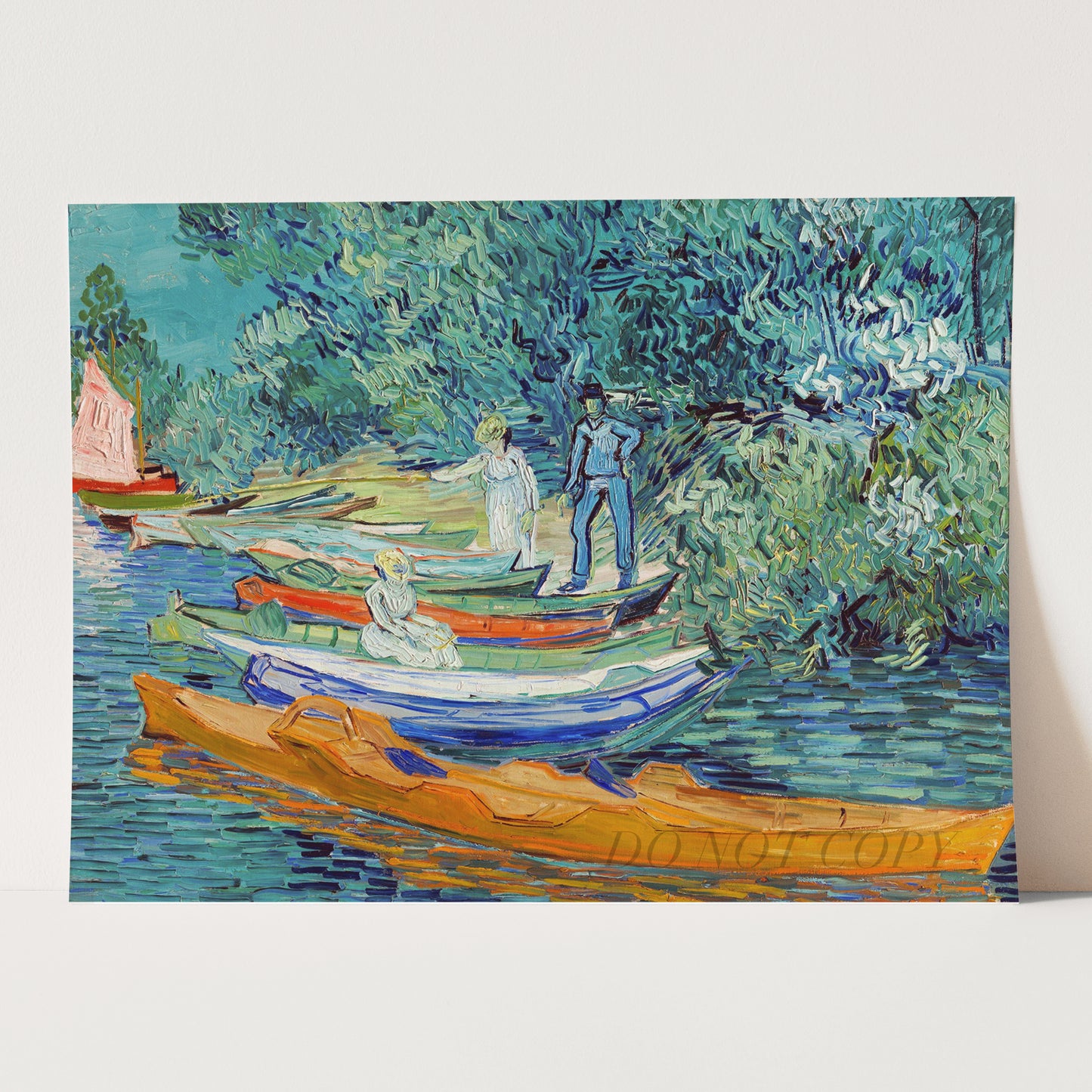 Bank of the Oise at Auvers (1890) by Van Gogh