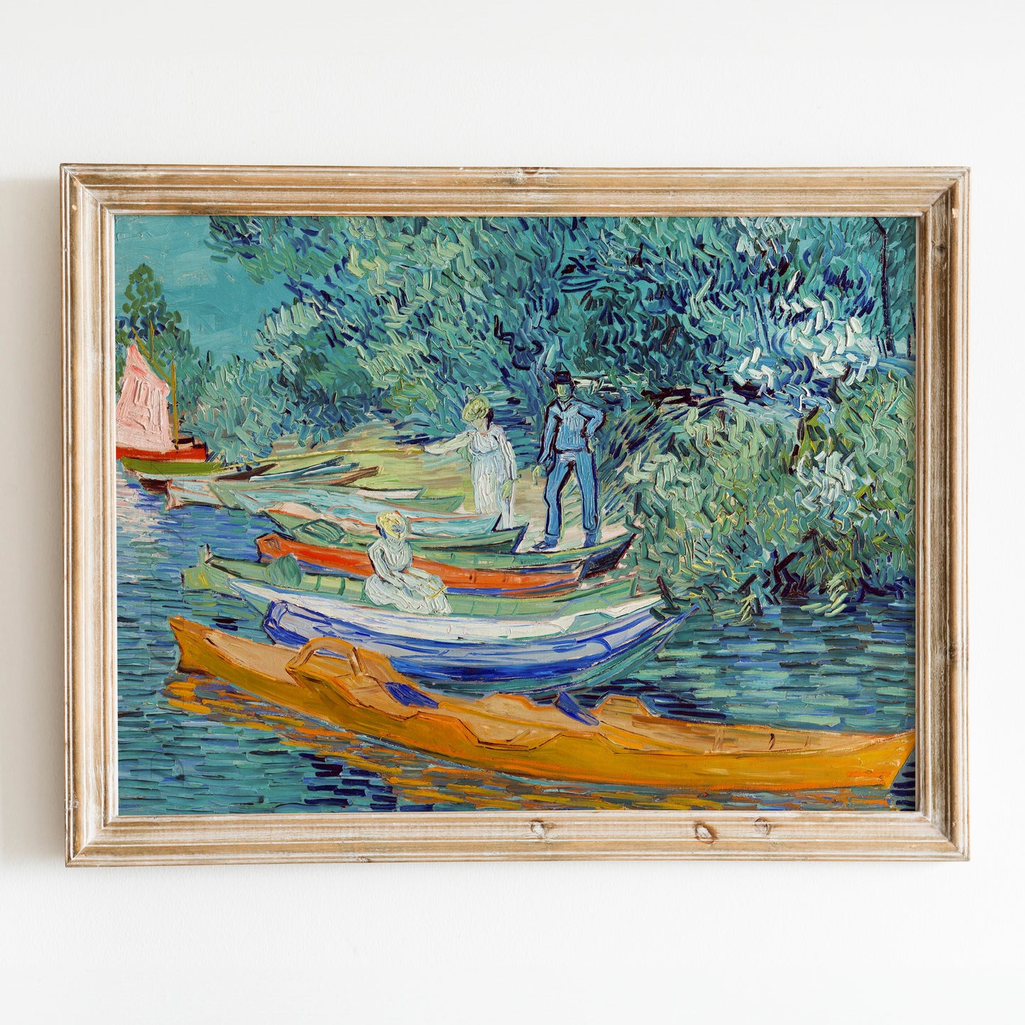 Bank of the Oise at Auvers (1890) by Van Gogh