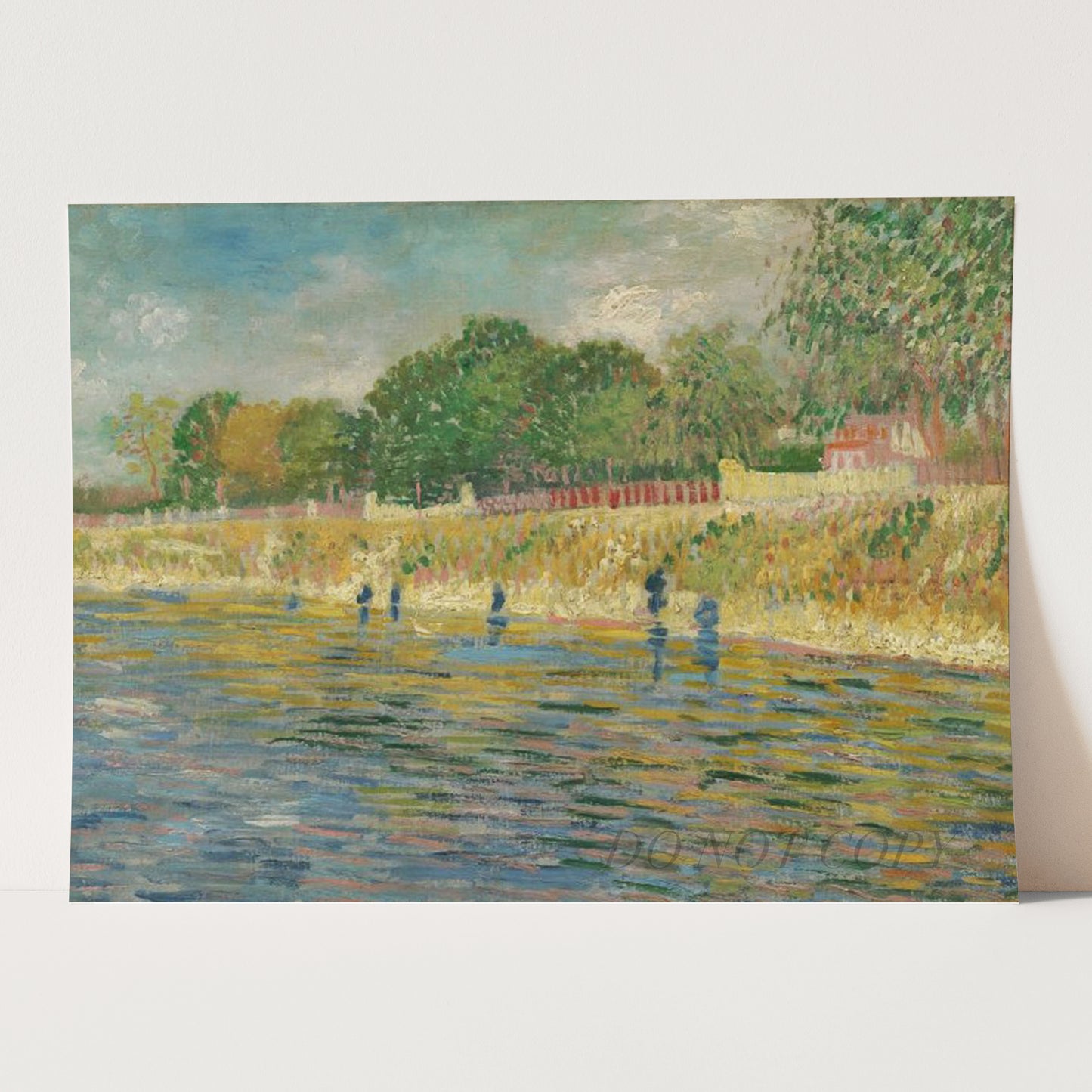 Bank of the Seine (1887) by Van Gogh