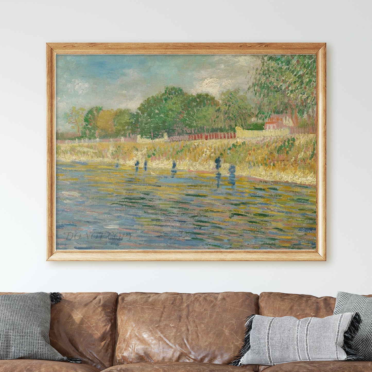 Bank of the Seine (1887) by Van Gogh