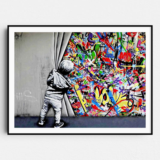 Banksy Behind the Curtain