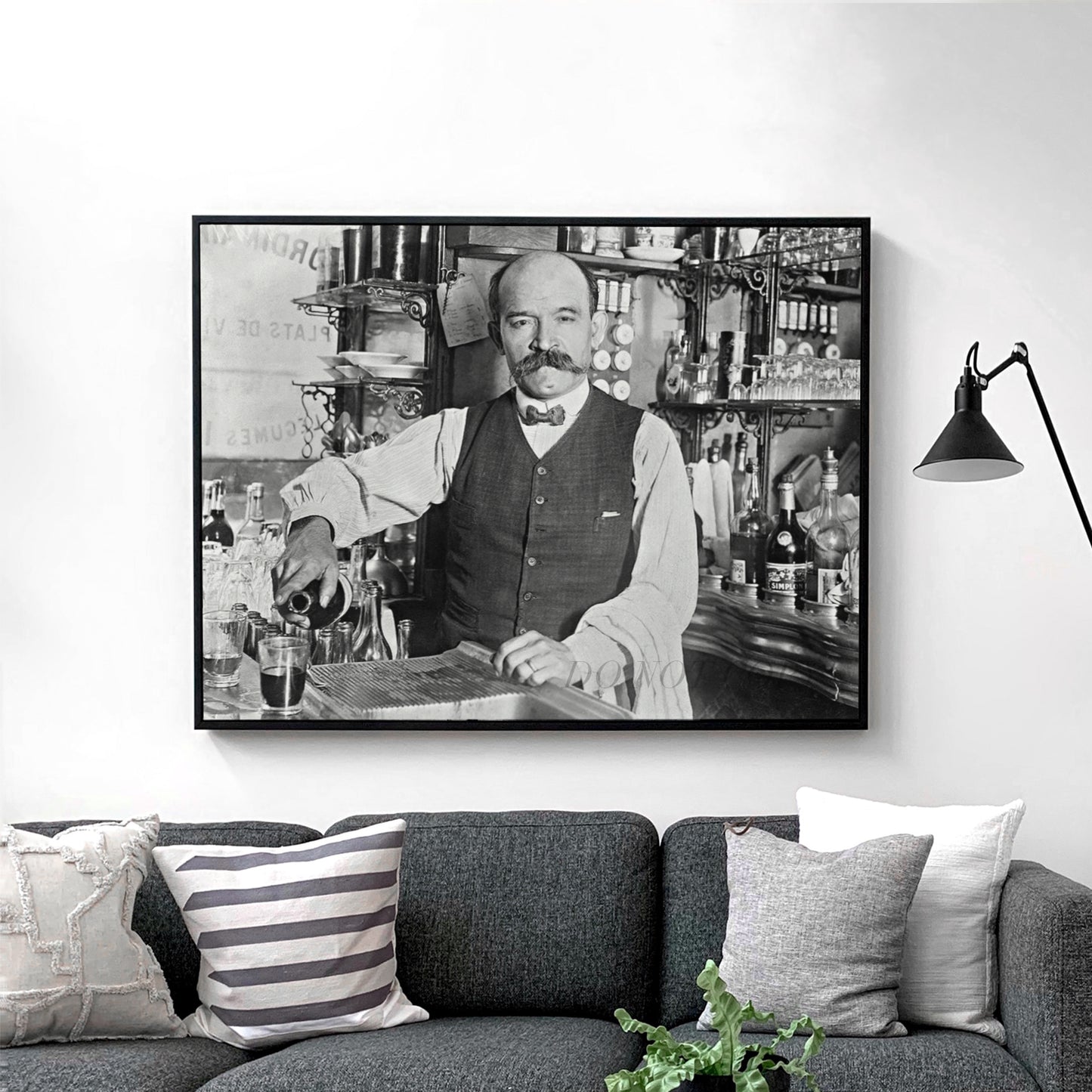 Bartender Pouring A Drink 1910