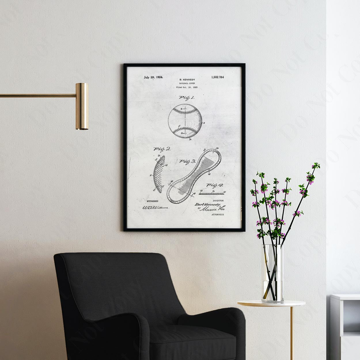 Baseball Patent Blueprint