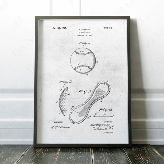 Baseball Patent Blueprint