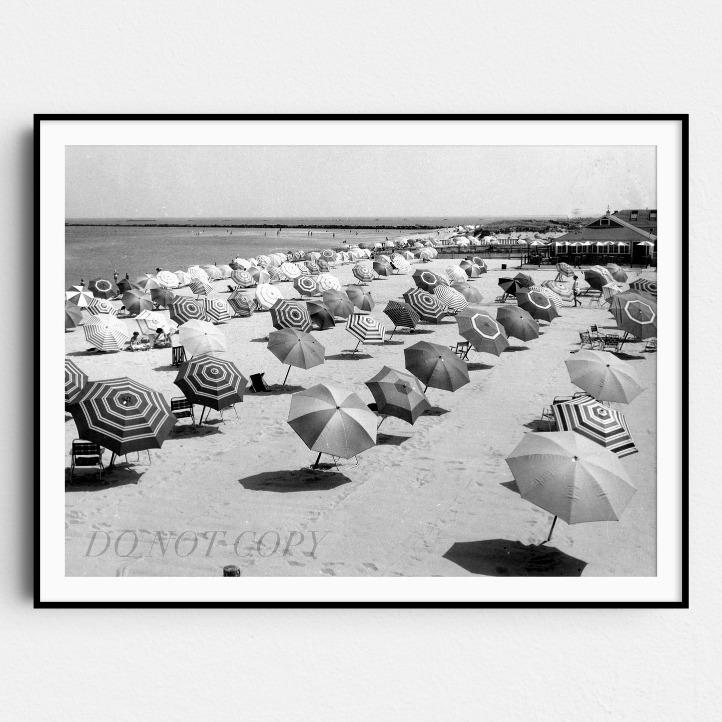 Beach Umbrellas Vintage Beach Photos 1950s