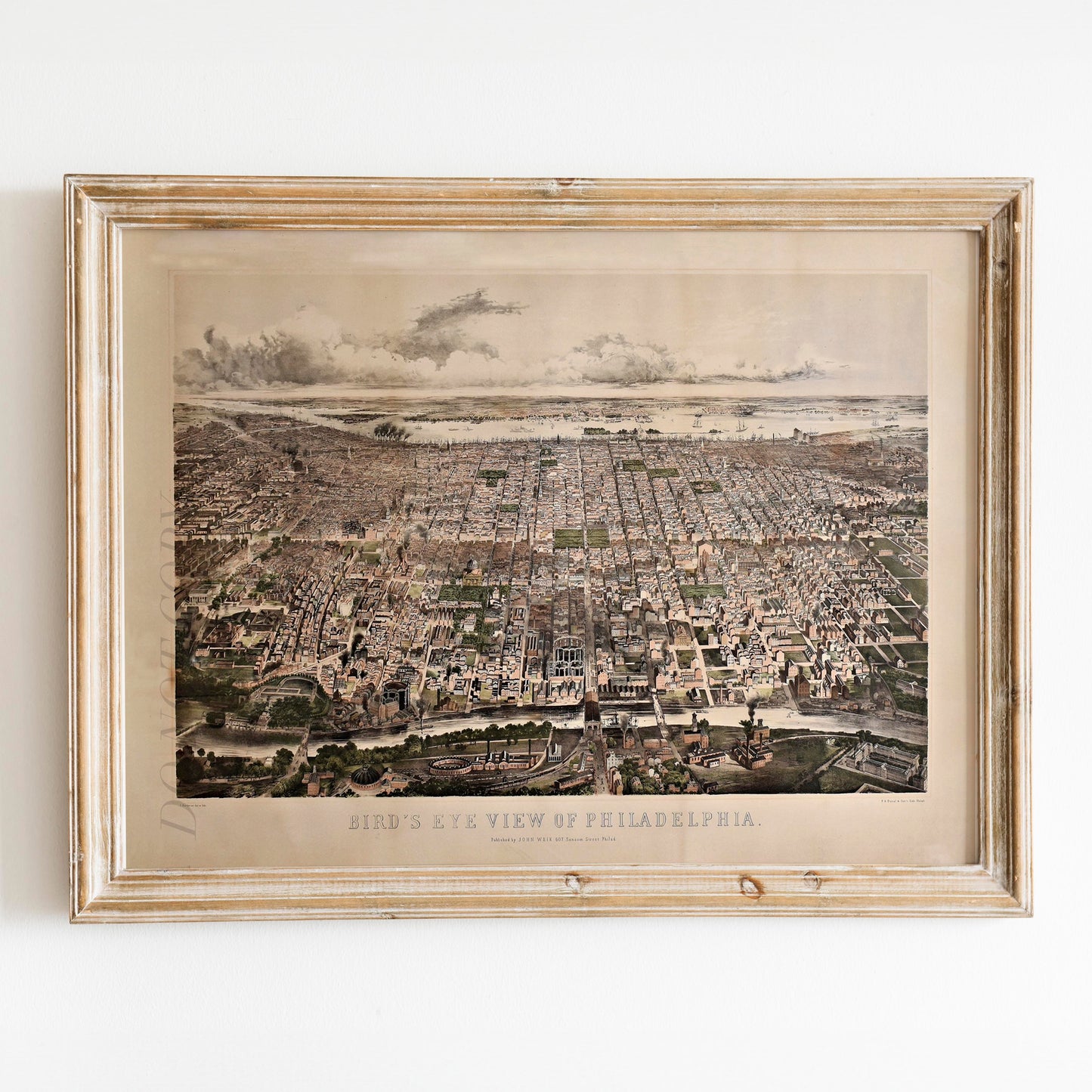 Bird's Eye View of Philadelphia