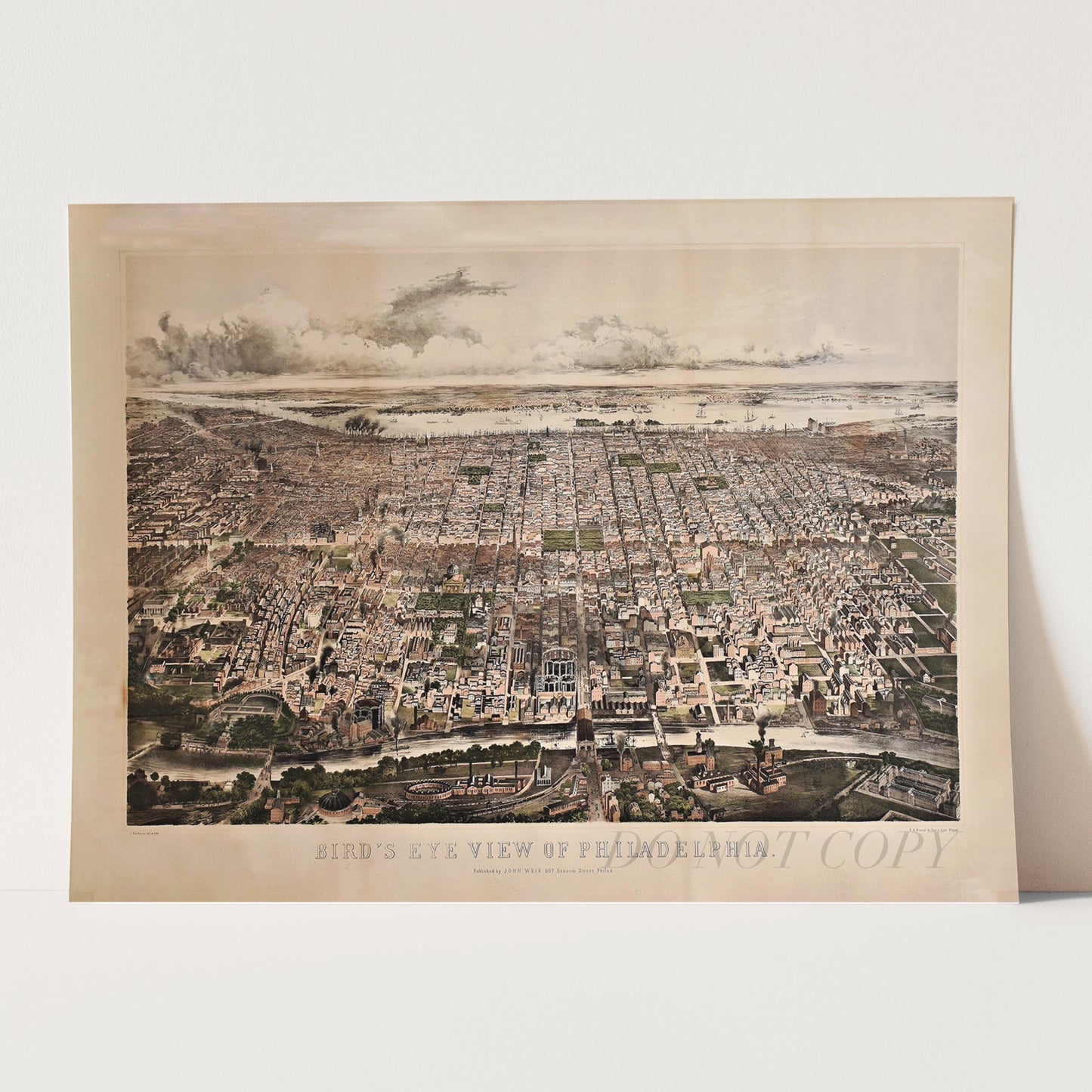 Bird's Eye View of Philadelphia