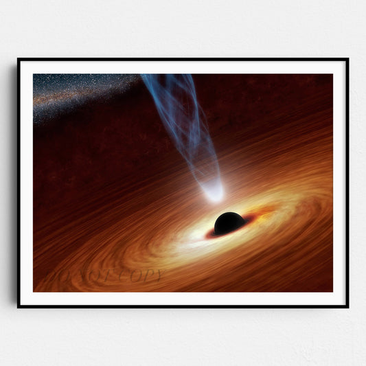 Black Hole Monster In Space
