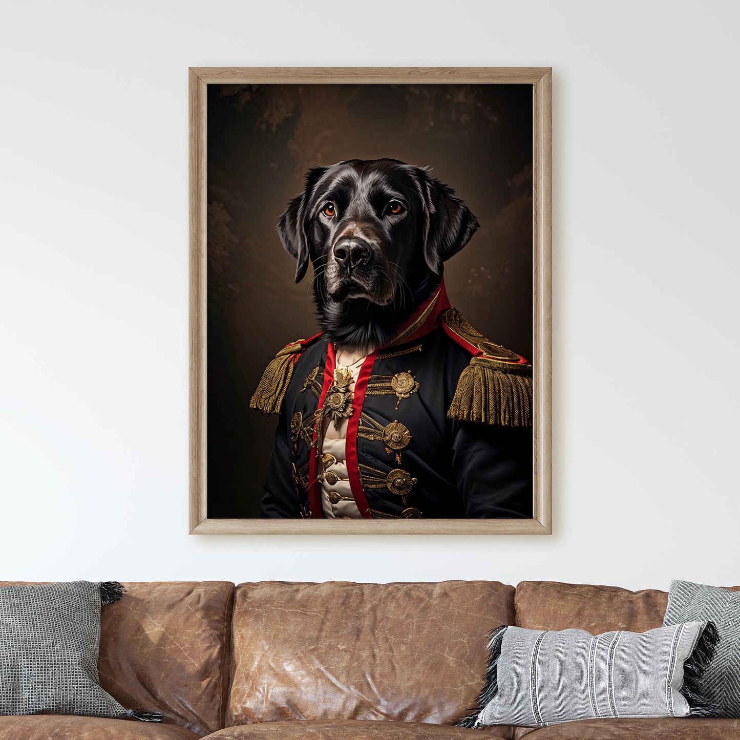 Black Labrador Aristocrat Portrait