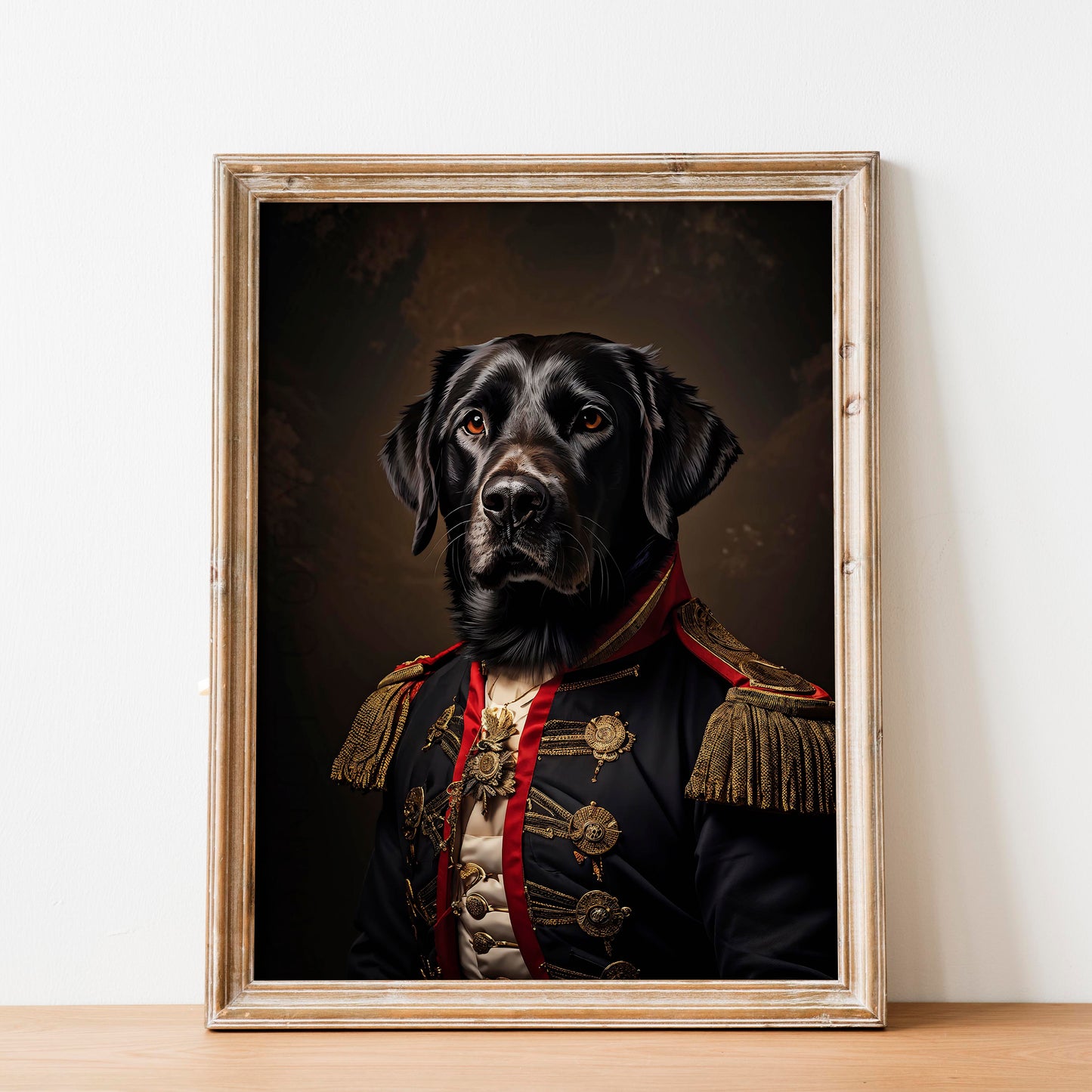 Black Labrador Aristocrat Portrait