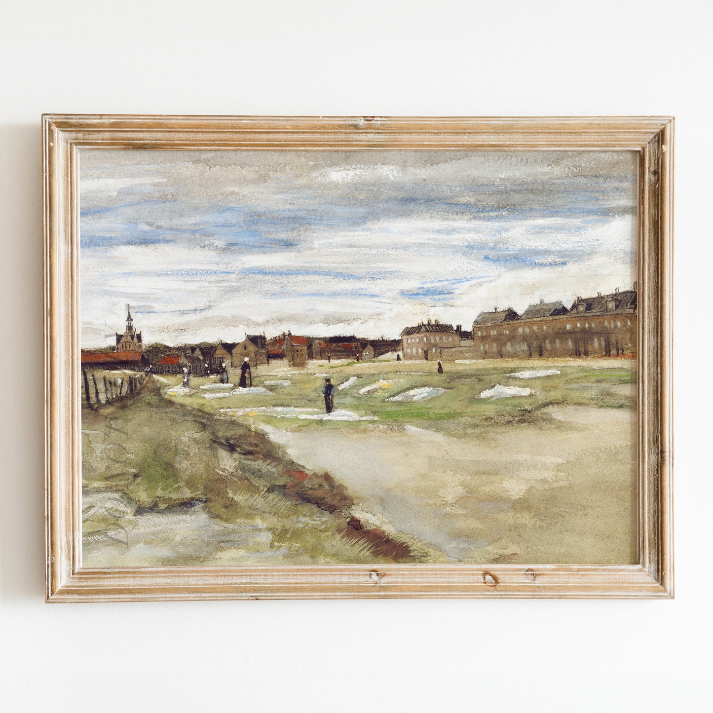 Bleaching Ground at Scheveningen (1882) by Van Gogh