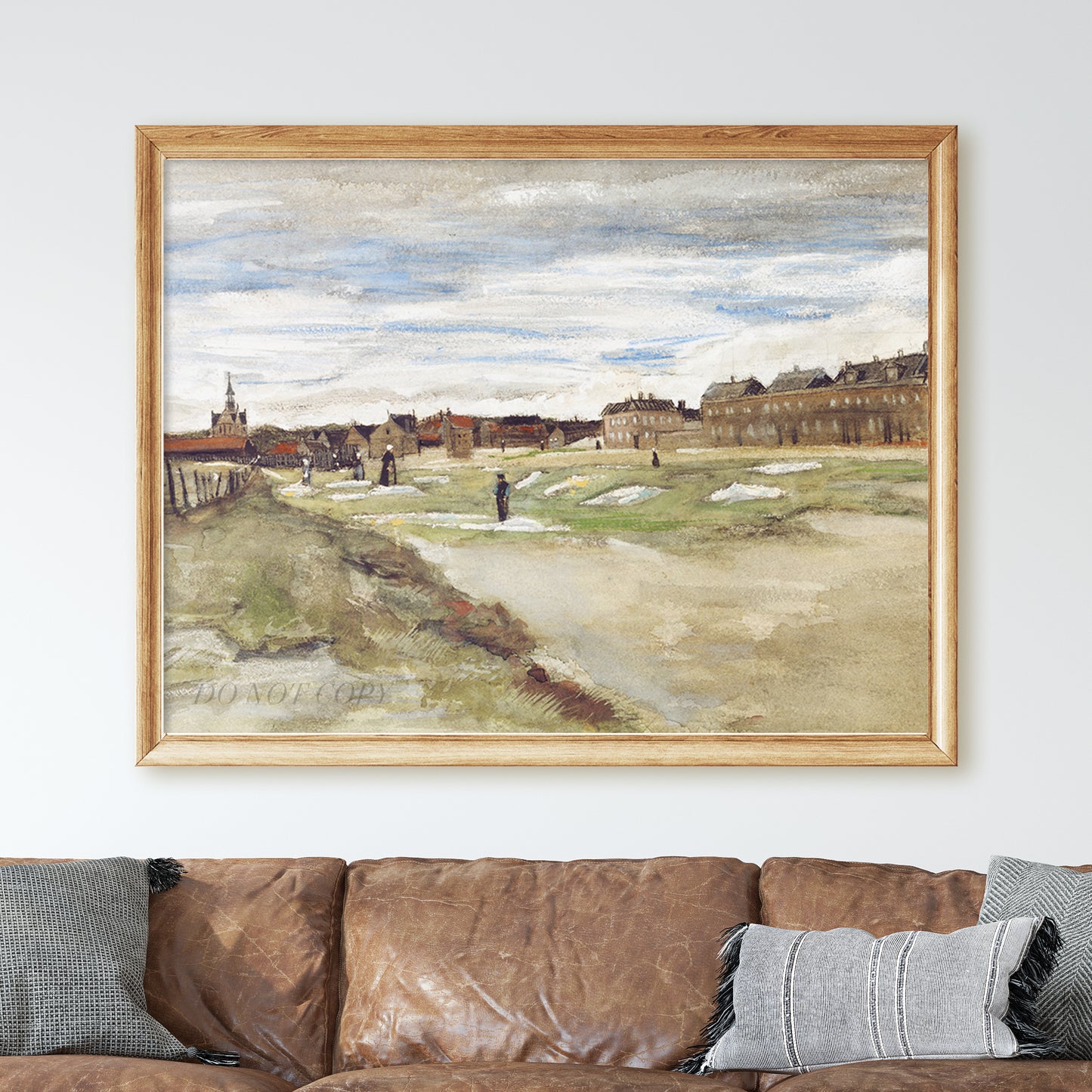 Bleaching Ground at Scheveningen (1882) by Van Gogh