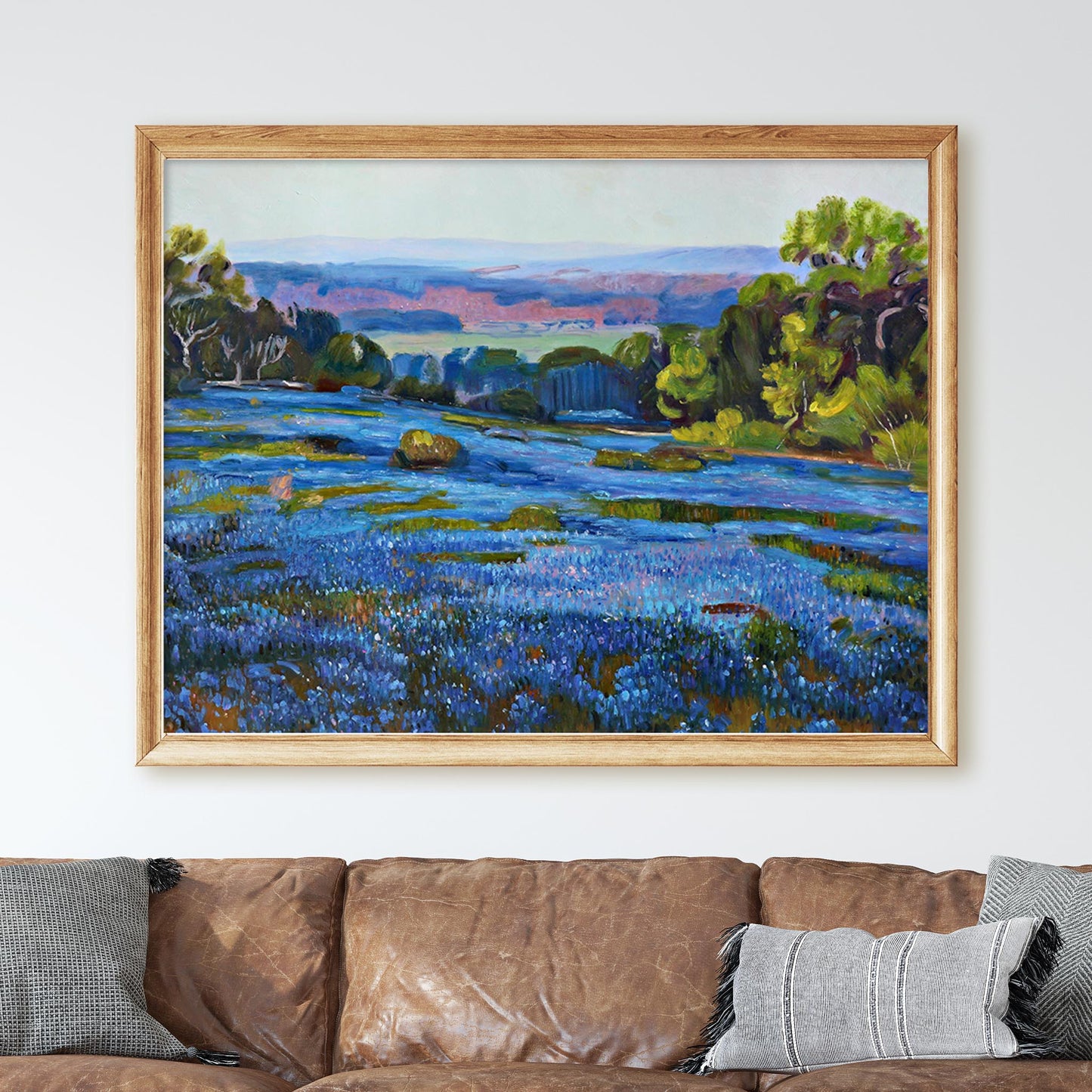 Bluebonnets at Late Afternoon