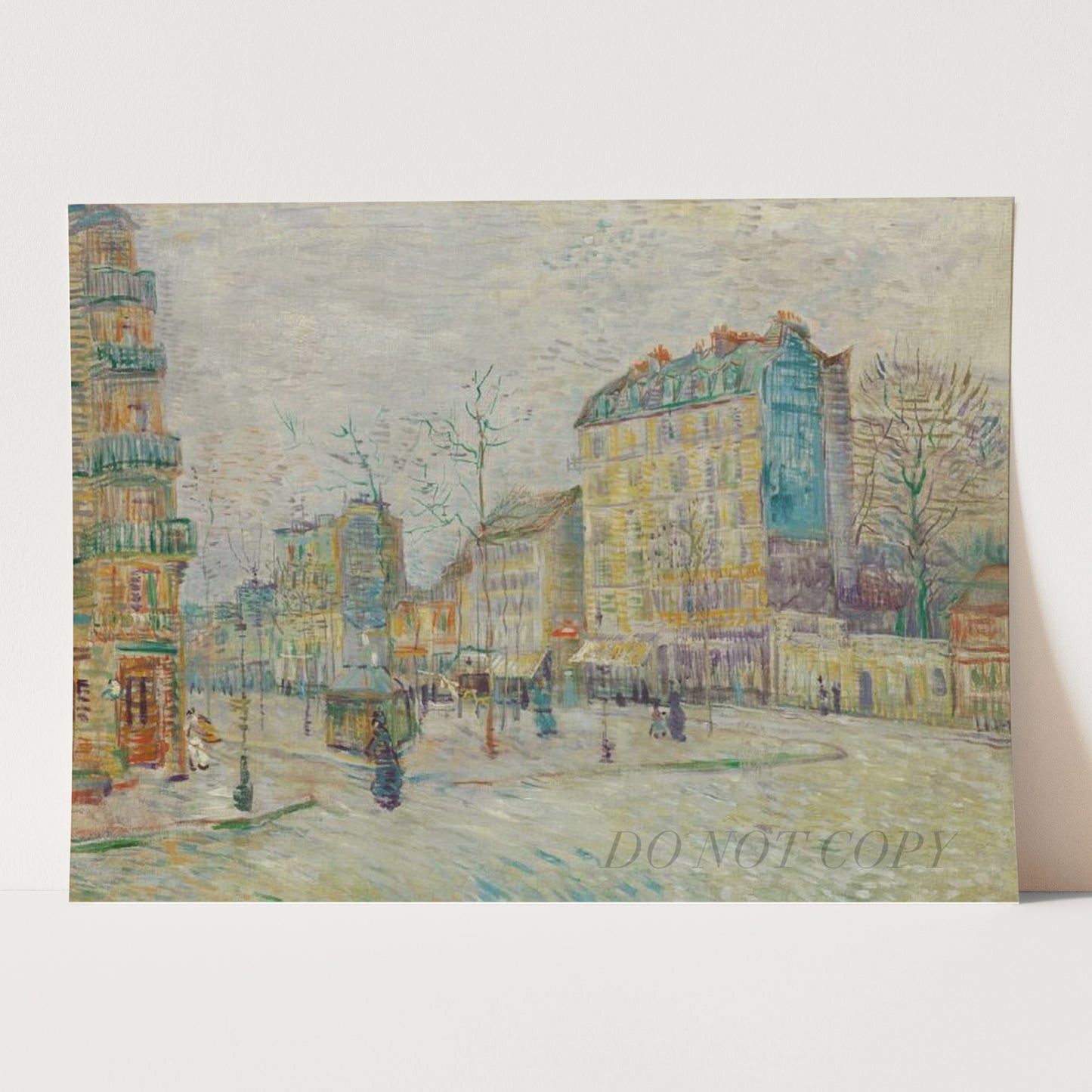 Boulevard de Clichy (1887) by Van Gogh