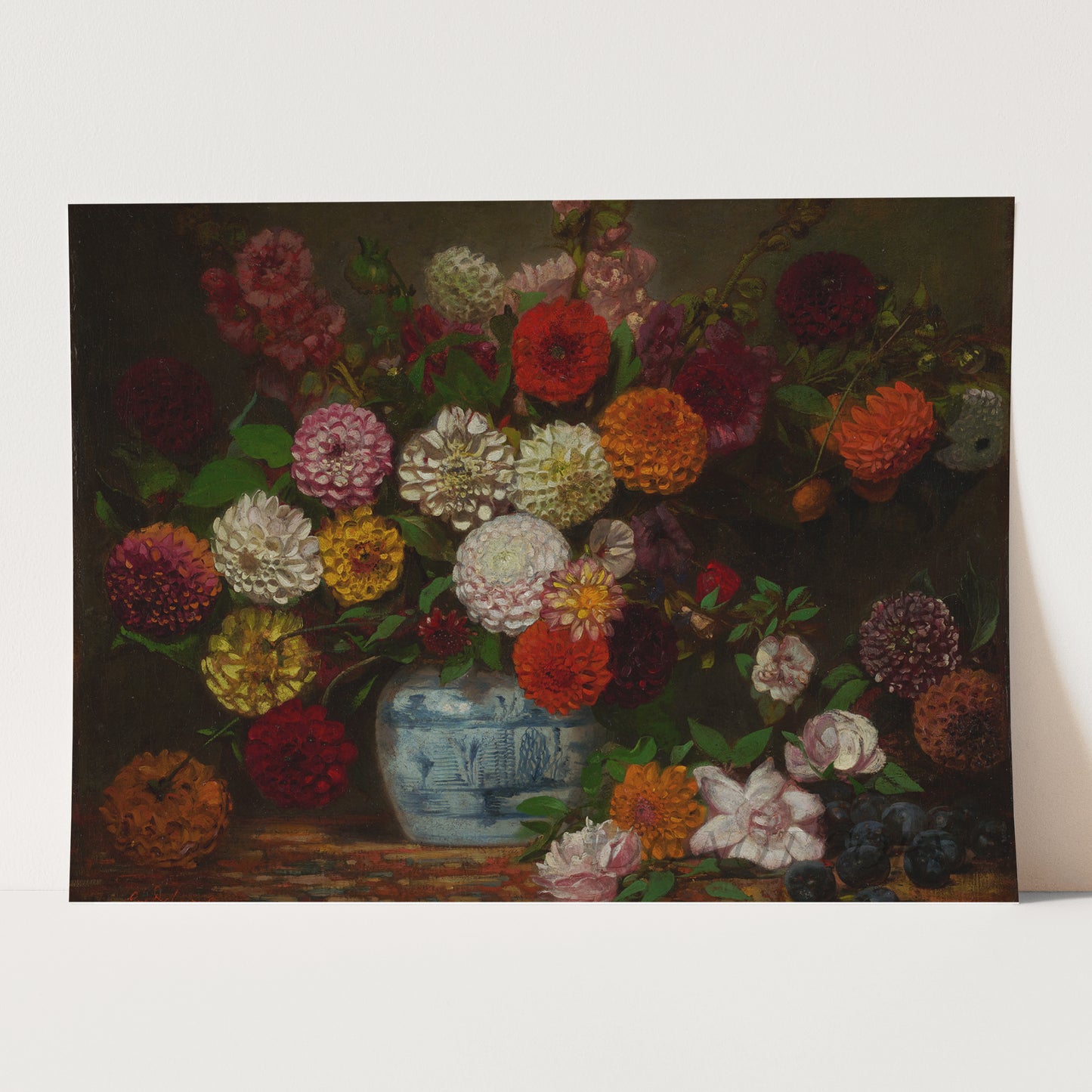 Bouquet of Flowers (1835) by Eugène Delacroix