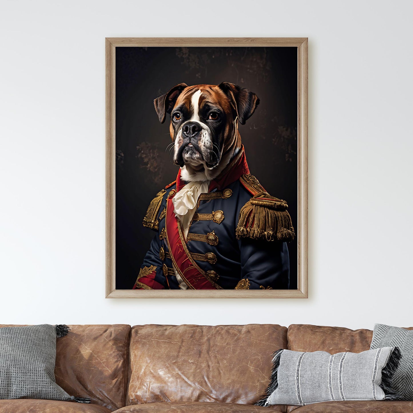 Boxer Dog Aristocrat Portrait