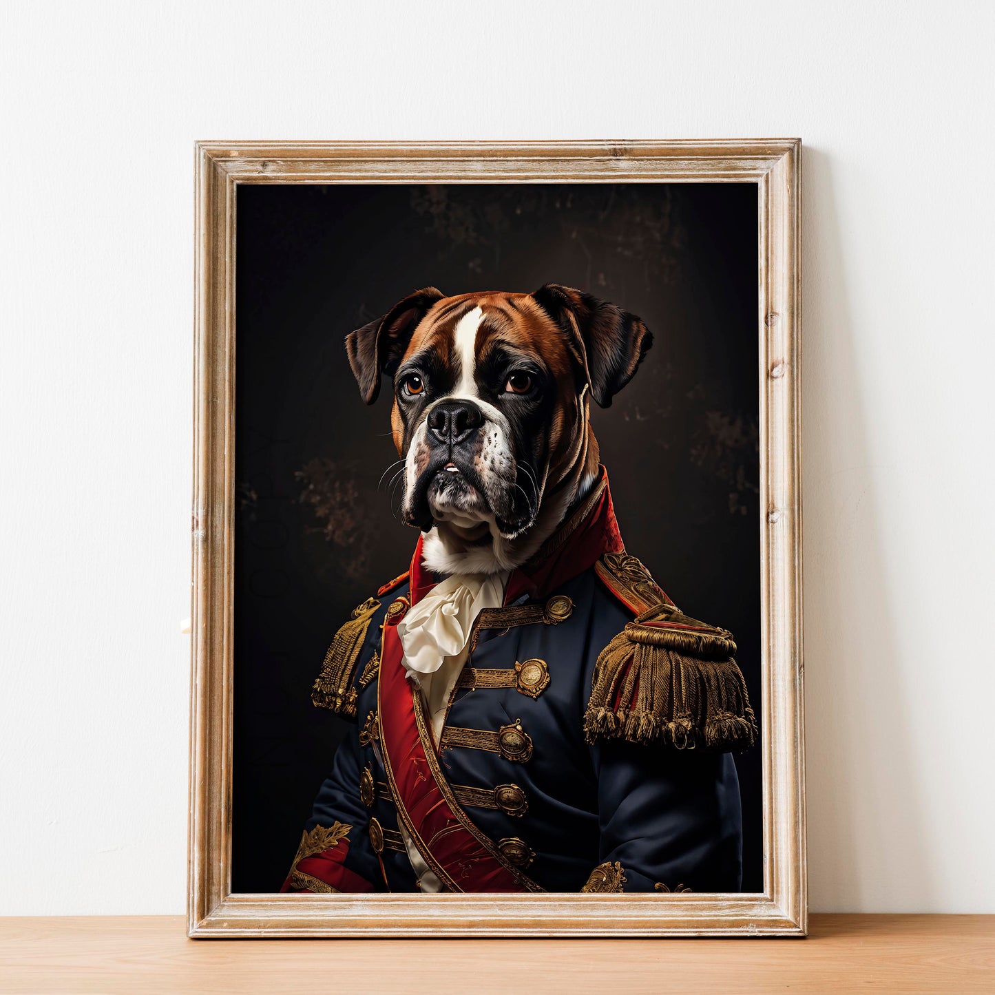 Boxer Dog Aristocrat Portrait
