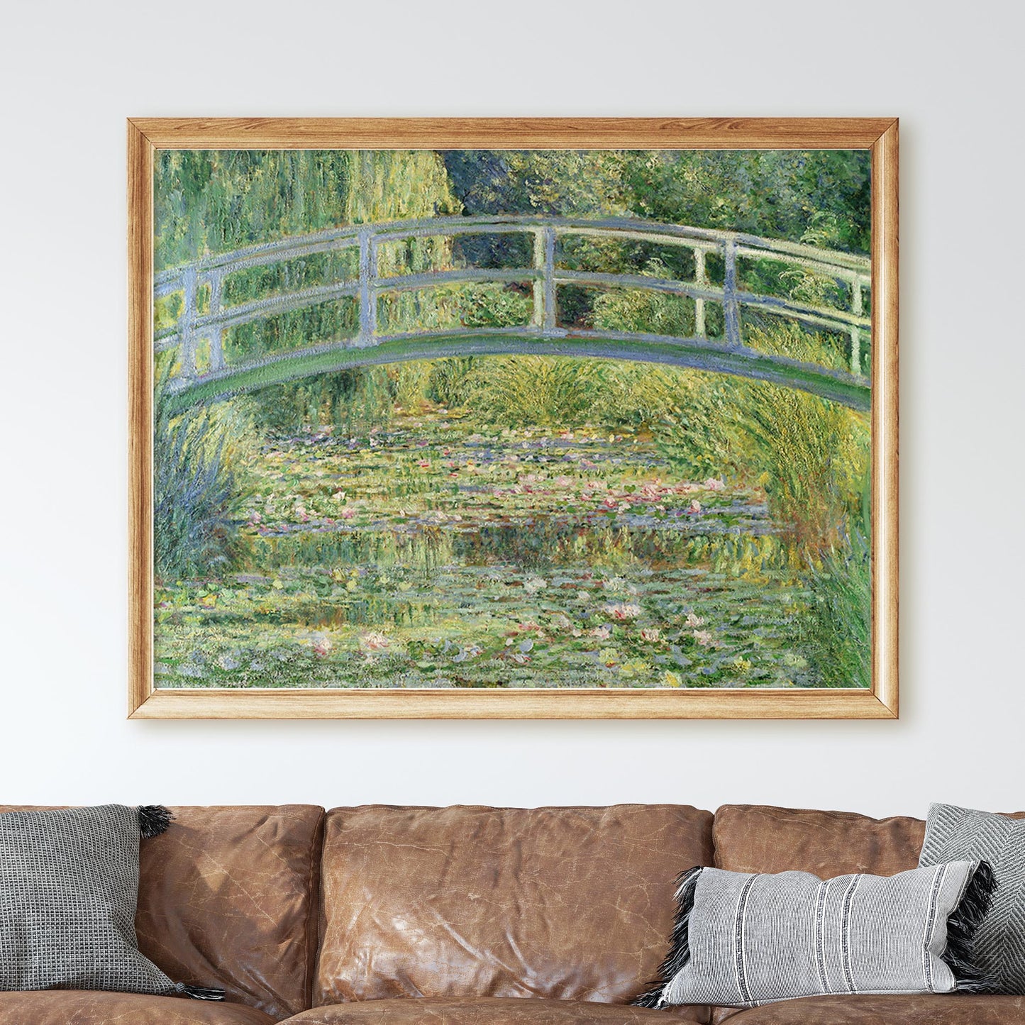 Bridge over a Pond of Water Lilies by Claude Monet