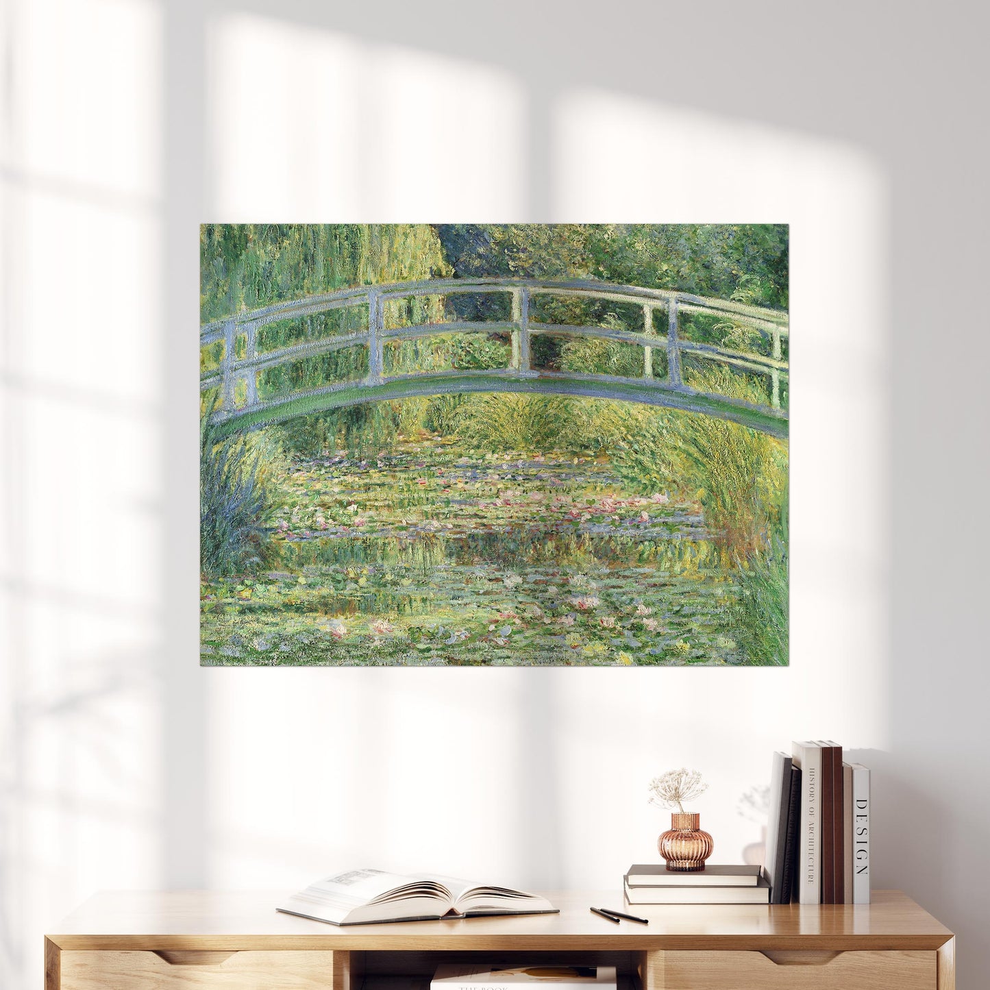 Bridge over a Pond of Water Lilies by Claude Monet