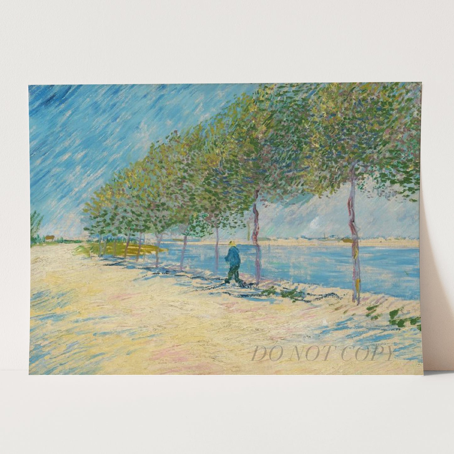 By the Seine (1887) by Van Gogh