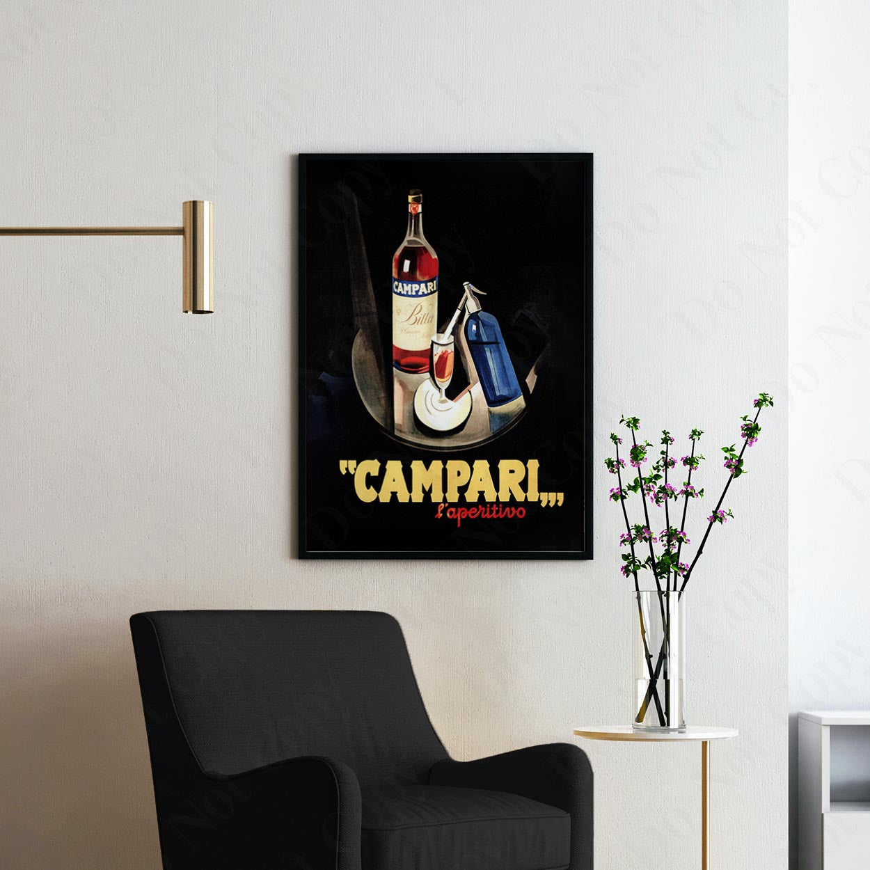 Campari Aperitif Aperitivo Vintage Advertising